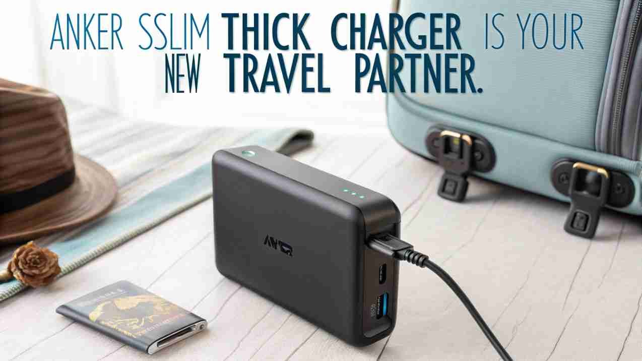 Anker’s Slim Thick Charger is Your New Travel Partner.