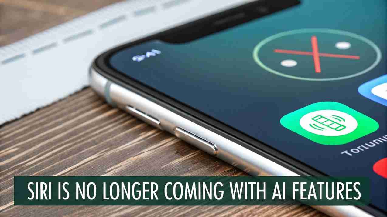 Siri Is No Longer Coming With AI Features